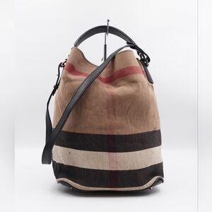 CF19 💟 Burberry Ashby Bag House Check Canvas